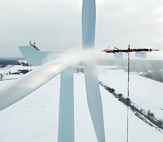 Drone İle Rüzgar Trübinleri Temizliği
